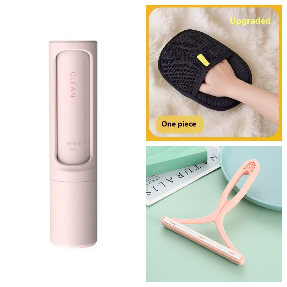 Lint Roller,2-1 Reusable Pet Hair Remover Brush