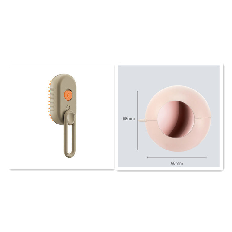 Steam Brush Steamy Dog Brush- 3 In 1