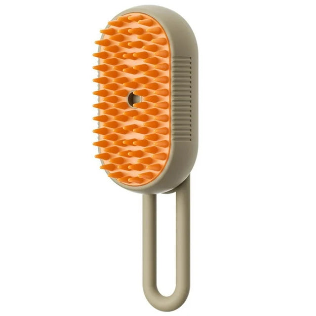Steam Brush Steamy Dog Brush- 3 In 1
